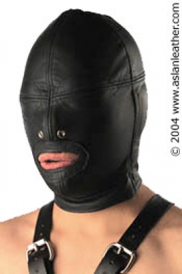 Padded Leather Hood bondage by ASLAN Leather Padded Leather Hood bondage by ASLAN Leather