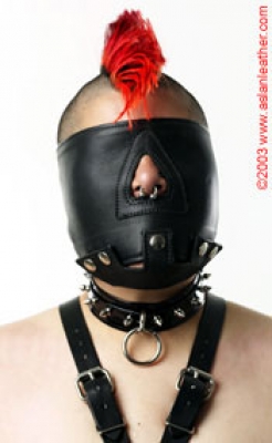 Chin Hood bondage by ASLAN Leather