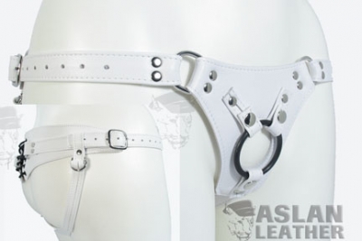Luxe Minx, corset back, strap on harness, double dildo, ASLAN