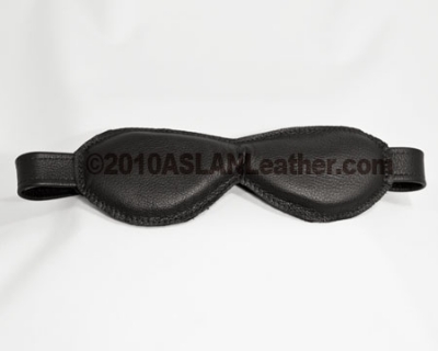 Padded Leather Blindfold bondage by ASLAN Leather