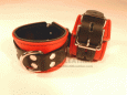 Red Jag Ankle Cuffs
